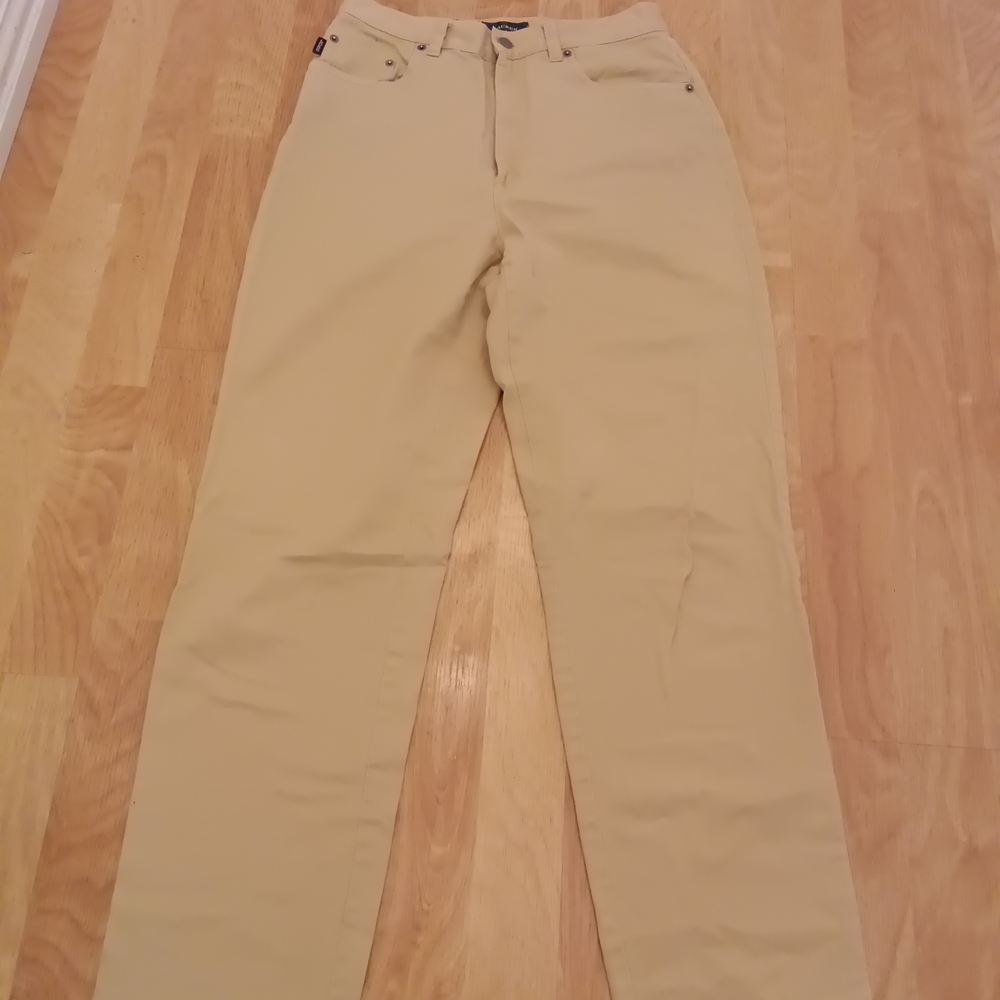 Lauren Ralph Lauren Women's Khaki Trousers Size 6